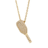 FULLY DIAMOND SET PADDLE PENDANT