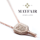 FULLY DIAMOND SET PADDLE PENDANT